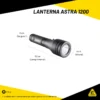 Lanterna Cressi Astra 1200 - Imagem 2