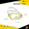 Máscara Cressi F-Dual - Imagem 2