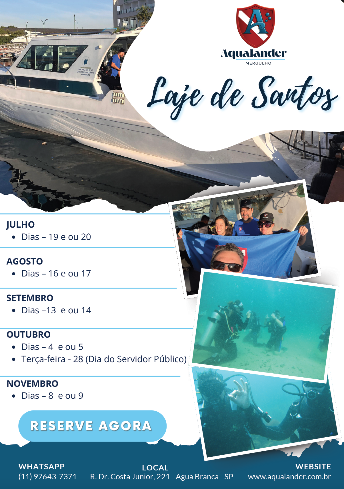 Viagem Laje de Santos - SP