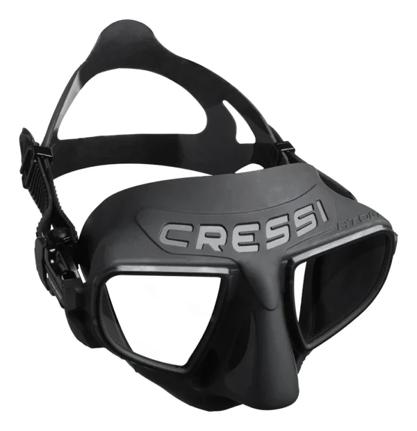 Máscara De Mergulho Cressi Atom Cor Preto