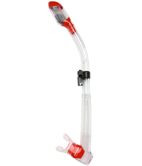 Snorkel Cressi Supernova Dry - Vermelho