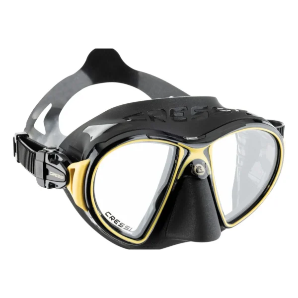 Máscara Cressi Zeus - Preto Dourado
