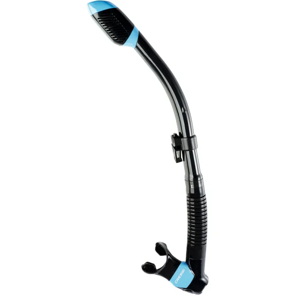 Snorkel Cressi Supernova Dry - Preto com Azul