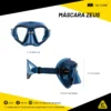 Máscara Cressi Zeus - Azul escuro - Imagem 2
