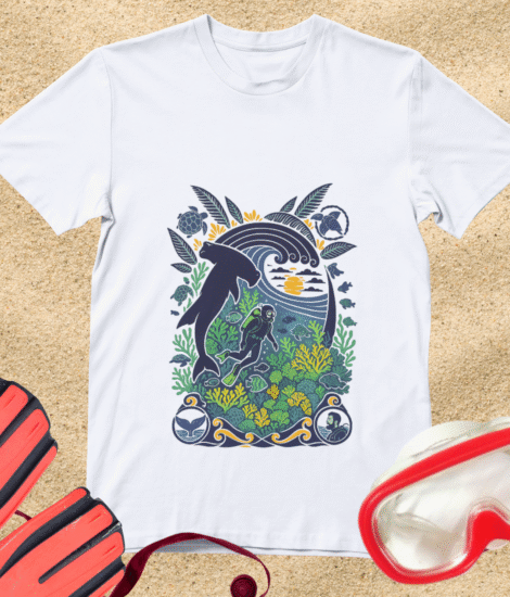 Camiseta Aqualander Fundo do mar